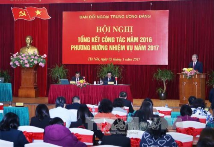 Thường trực Ban Bí thư Đinh Thế Huynh phát biểu chỉ đạo hội nghị. Ảnh: Nguyễn Dân/TTXVN